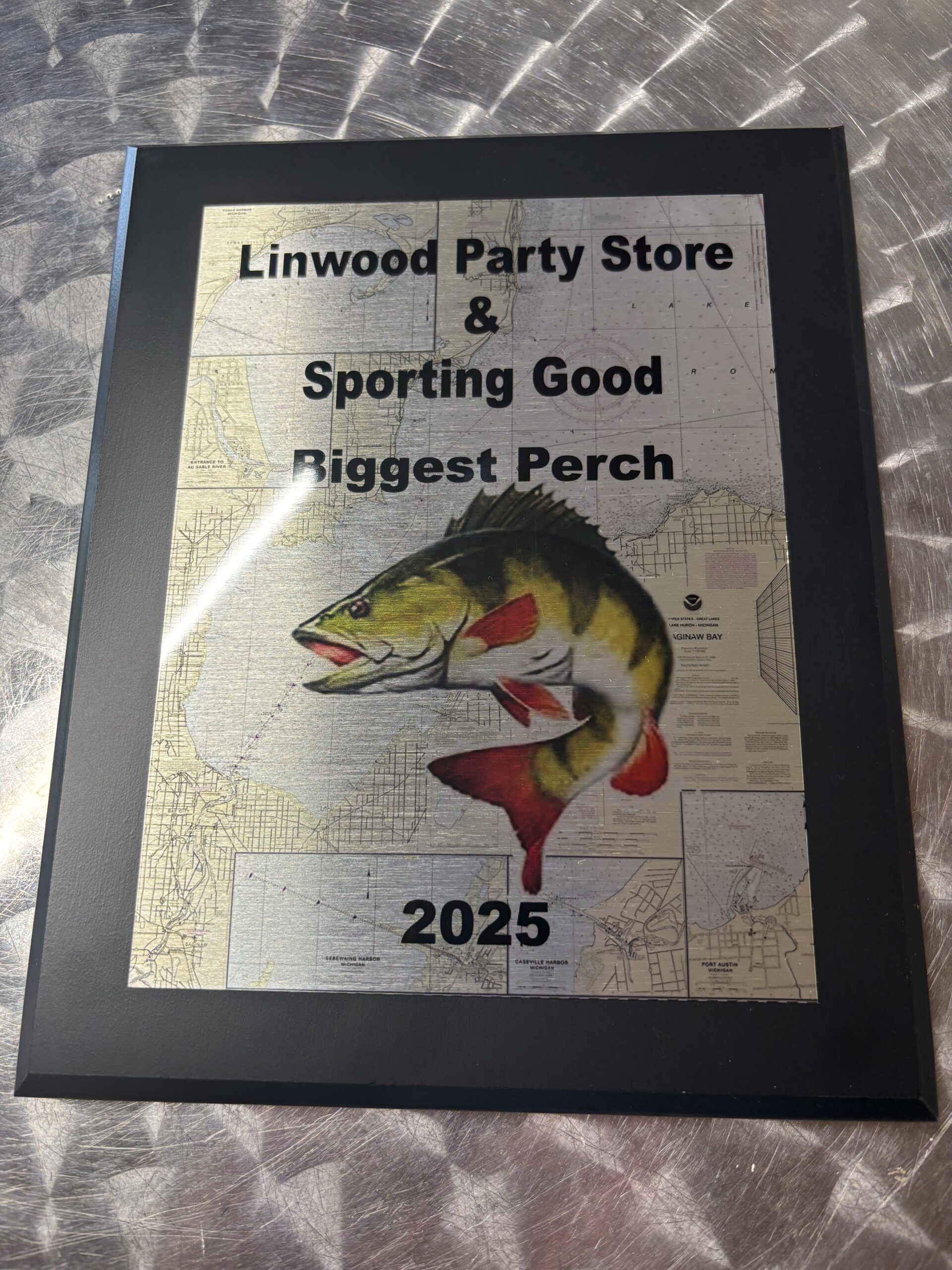 Black Finish Wood Plaque – Custom Design
